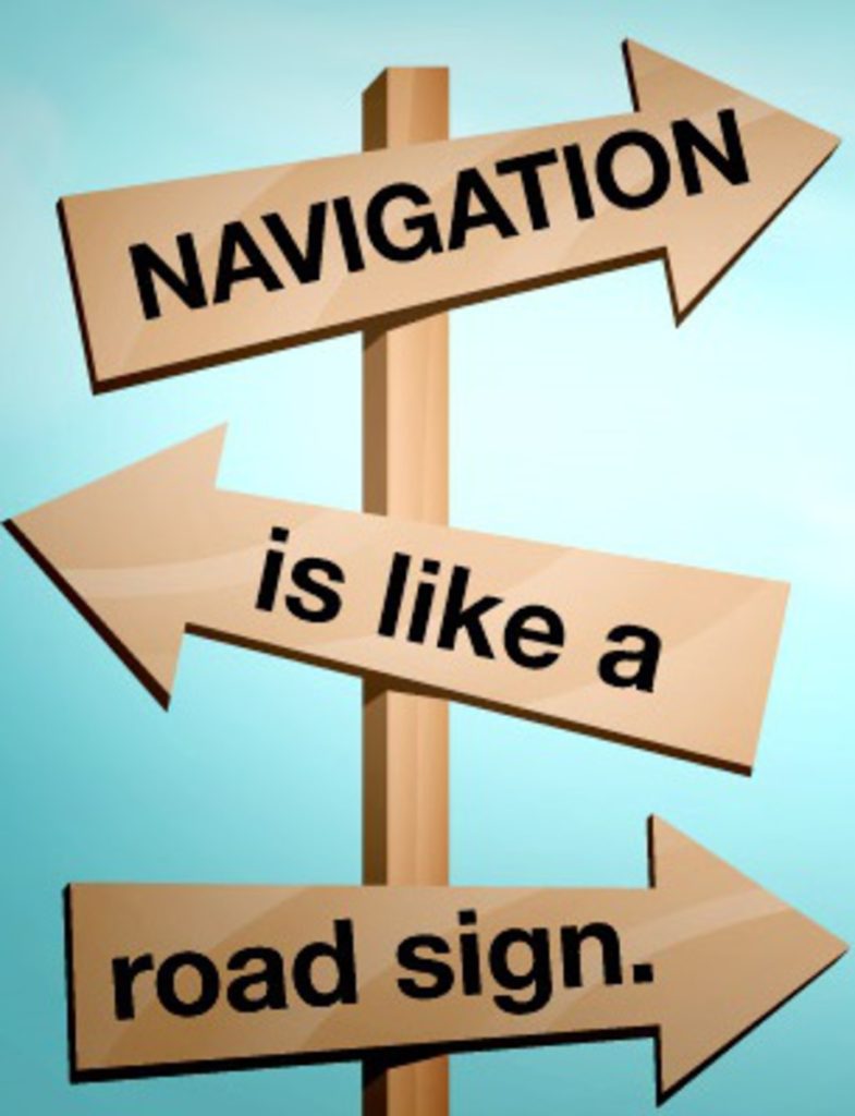 Navigation Road Sign 63 Bravo Web Design